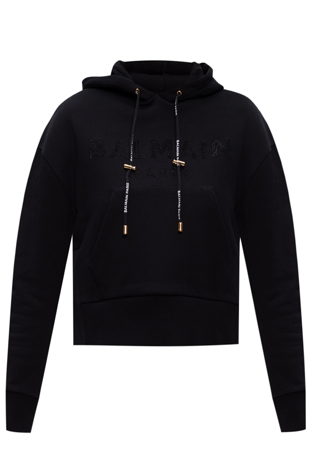 Balmain x H M fashion show Logo hoodie Balmain SchaferandweinerShops Switzerland